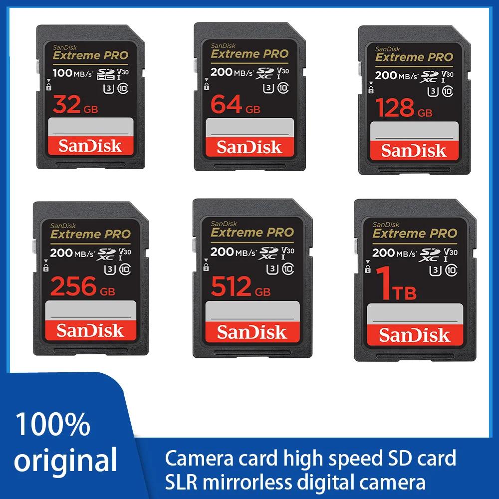 SanDisk Extreme PRO SD ī, ī޶ SDHC / SDXC ޸ ī, ִ 200 MB/s б, 64G, 128G, 256G, 512G, U3, 4k, C10, V30 UHS-I